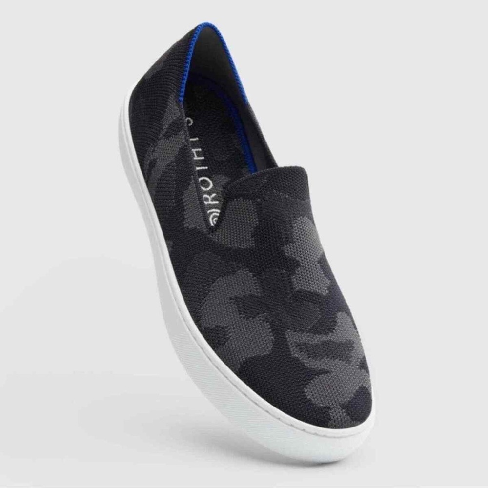Rothy’s The Sneaker in Grey Camo